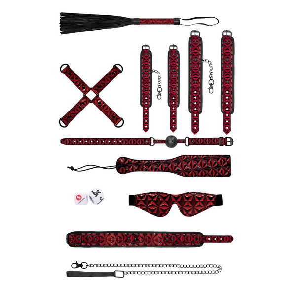 Bondage Set Luxury Burgundy Sex Shop Fortuna